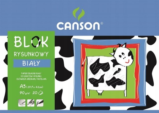БЛОК ДЛЯ ЧЕРТЕЖА А3 Белый CANSON 20 листов