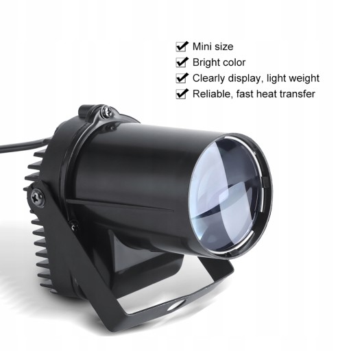 Materiał: ABS Reflektor punktowy LED Miękka