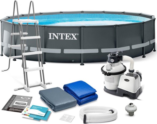 Каркасный бассейн с насосом 732х132см 11в1 INTEX 26340