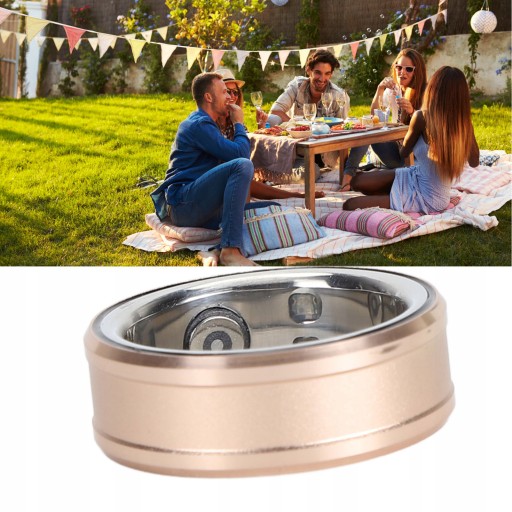 ИНТЕЛЛЕКТУАЛЬНЫЙ ТРЕКЕР ЗДОРОВЬЯ SMART RING NFC IP68 ANDROID GOLD