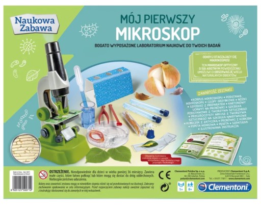 MIKROSKOP EDUKACYJNY AKCESORIA Clementoni