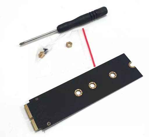Адаптер-переходник для дисков NGFF SSD M.2 M2 NVMe для MacBook A1398, A1465, A1466