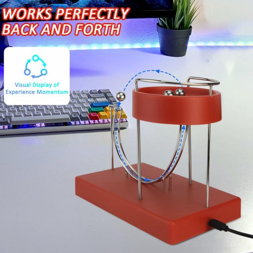 Кинетическая орбитальная игрушка-эксперимент «Качели» с питанием от USB