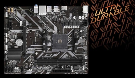 Материнская плата B450M K AM4 2DDR4 HDMI USB 3.2 M.2