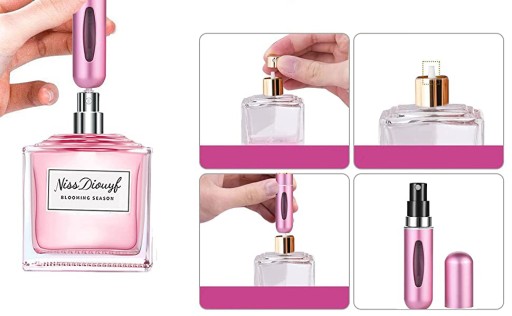 Распылитель духов Rossmann, мини-контейнер для переливания в сумку, ТВЕРДЫЙ