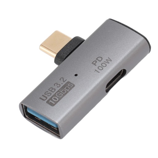 Adapter USB C na USB 3.2 2 w 1 OTG PD100W Ładowanie 10 Gb/s Transfer 1X