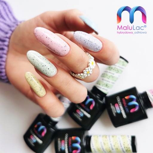 Набор для маникюра 8x гибридный лак MaluLac SWEET FOAM 5г