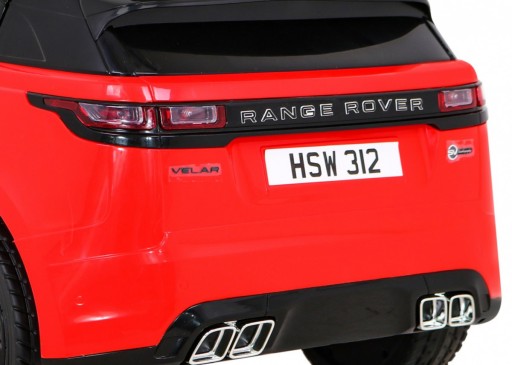 Range Rover Velar Red на аккумуляторе + Пульт дистанционного управления + Выход в открытый космос + Бесплатный запуск + MP3