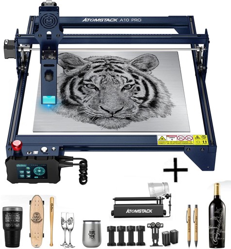 Grawerka laserowa ATOMSTACK A10 Pro+R3 PRO Rolka DIY