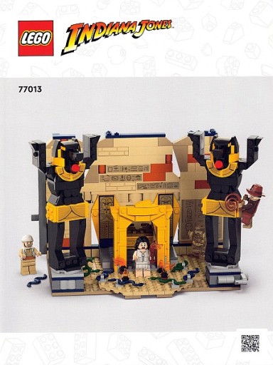 Lego INSTRUKCJA 77013 Indiana Jones Lost Tomb NOWA