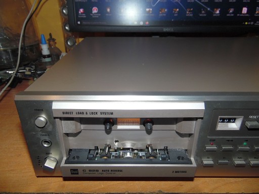 Magnetofon kasetowy DUAL C 828 Autoreverse Dolby B MPX Direct Load Lock TOP