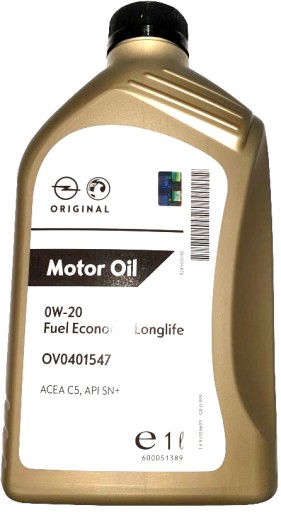 OPEL FUEL ECONOMY LONGLIFE 0W20 C5 API SN+ 1л.