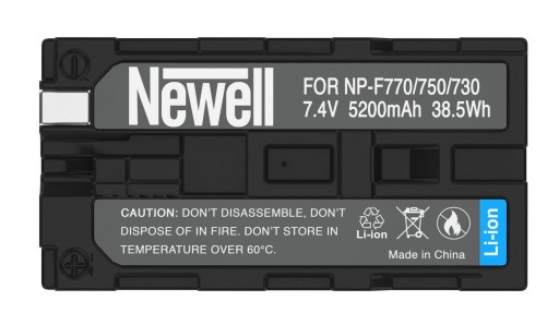 ŁADOWARKA DUAL+BATERIE AKUMULATORY NEWELL do SONY NP-F770 NP-F750 NP-F730