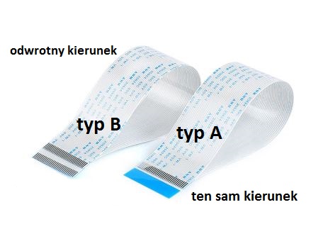 Лента FPC FFC 10pin 20см тип B 0,5мм AWM 20624