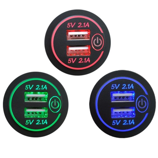 Двойная розетка для зарядного устройства 4,2 А USB. Розетка для быстрого зарядного устройства.