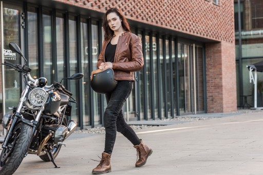 Мотоциклетные туфли SHIMA THOMSON LADY BROWN БЕСПЛАТНО