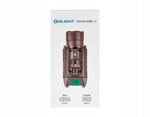 Olight Latarka taktyczna z laserem BALDR Pro Tan