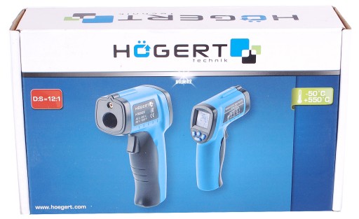 Бесконтактный термометр Hogert -50 + 550°C
