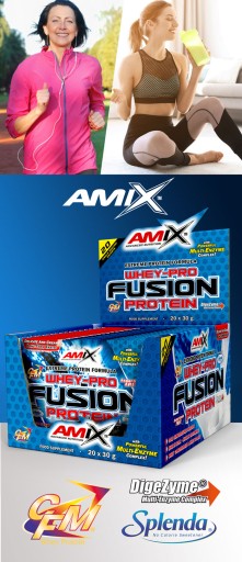 Коктейль DUKAN DIET с 12 вкусами Amix Fusion Protein - ананас с кокосом
