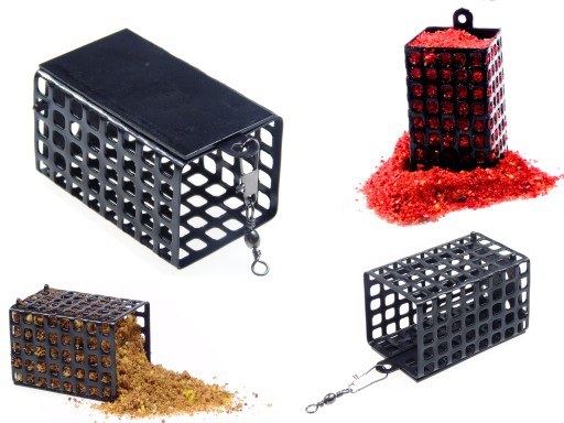 ZESTAW 10x KOSZYCZEK KOSZYK ZANĘTOWY 50G 10x RURKA KRĘTLIK NA GRUNT FEEDER