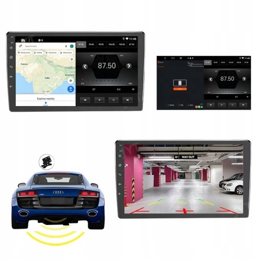 АВТОМОБИЛЬНОЕ РАДИО 2DIN ANDROID GPS 10 футов 2/32 ГБ WIFI