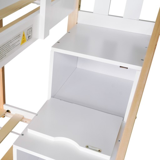 Кровать деревянная детская HOME 90x200см 2x каркаса
