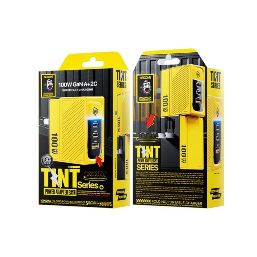 WEKOME WP-U155 Tint Series — 2x USB-C и USB-A сверхбыстрое настенное зарядное устройство