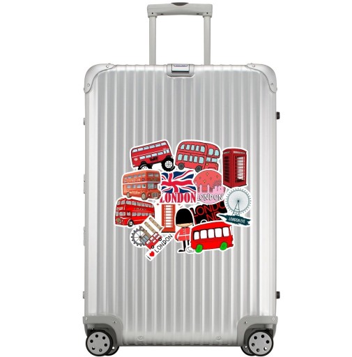 WLEPY Набор наклеек STICKER bomb MIX LONDON, 50 шт.
