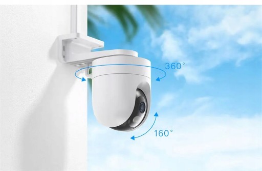 Kamera IP Zewnętrzna Xiaomi Outdoor CW400 2,5K Uchwyt 360 + Karta 128GB