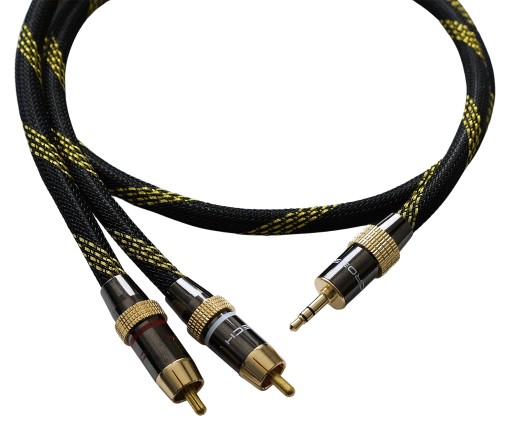 Кабель AUX mini Jack 2RCA-3,5 Cinch Cross-Tech 5м