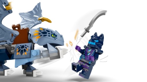 LEGO NINJA GO 71810 NIEBIESKI SMOK RUCHOMY SMOCZĄTKO FIGURKI RIYU FIGURKA