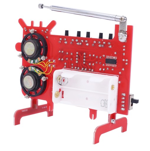 Radio FM 87MHz-108MHz RDA5807 Cyfrowe Czerwona Krówka DIY KIT