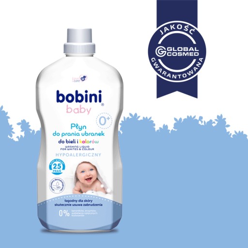 Bobini Гипоаллергенное средство для стирки детей Цвет Белый 10,8л 150 стирок