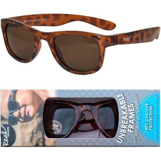 Детские солнцезащитные очки Real Shades Surf — черепаховый блеск 0-2
