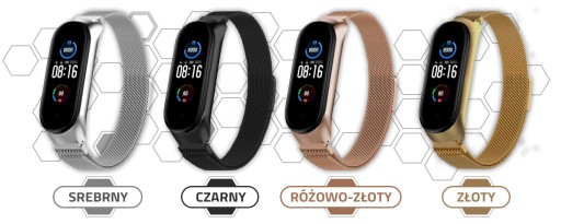 РЕМЕНЬ для браслета XIAOMI MI BAND 5 — МНОГО ЦВЕТОВ