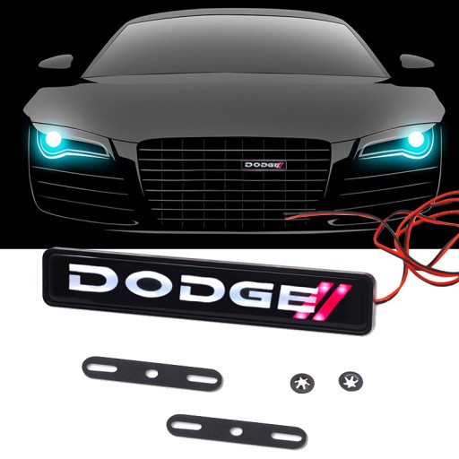 Светодиодная световая эмблема на решетку радиатора автомобиля Dodge