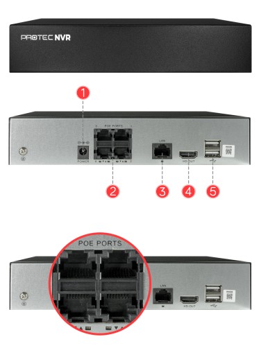 ЦИФРОВОЙ МОНИТОРИНГ 4 IP КУПОЛЬНЫЕ КАМЕРЫ 5MPX POE НАРУЖНЫЙ ПРОСМОТР ОНЛАЙН