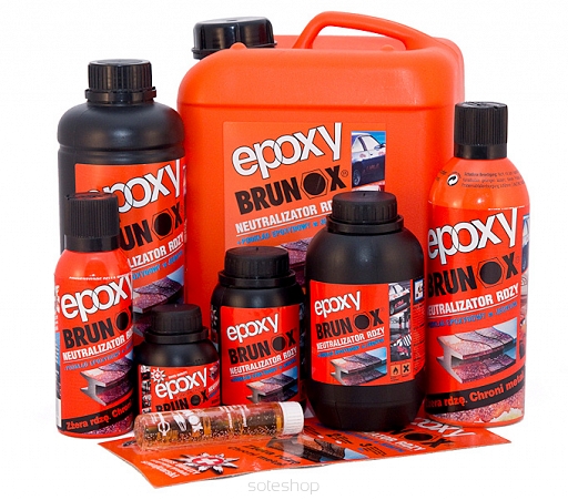 Грунтовка-нейтрализатор ржавчины 2в1 Brunox EPOXY 1000мл