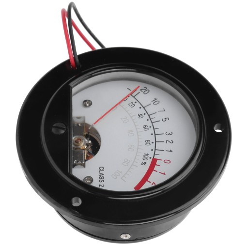 Круглый индикатор VU Meter в стиле ретро
