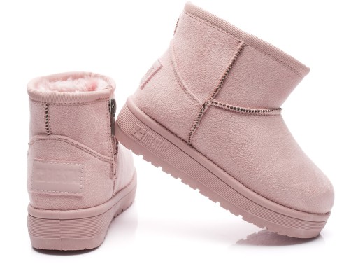 BIG STAR OCIEPLANE ŚNIEGOWCE DZIEWCZĘCE DZIECIĘCE ZIMOWE BUTY RÓŻOWE r. 27