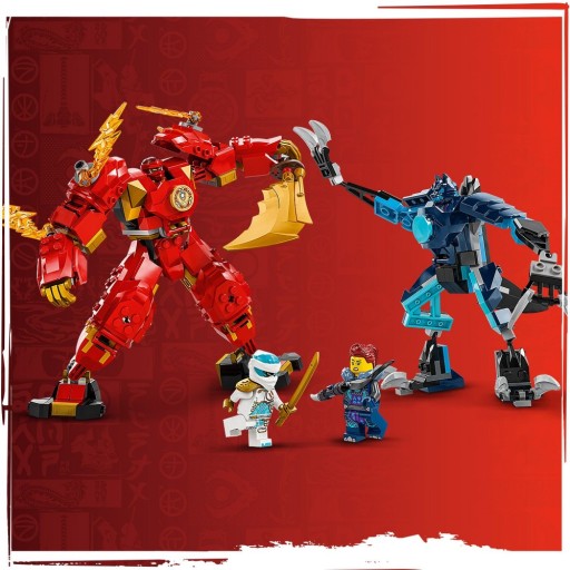 LEGO 71808 NINJAGO Механический элемент огня Кая