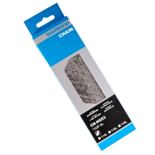 Цепь Shimano CN HG53 Deore 9-скоростная + штифт