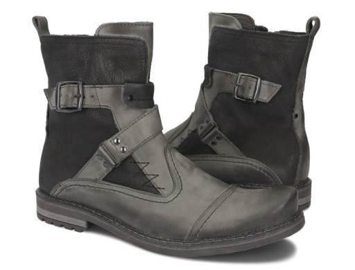 МУЖСКАЯ ОБУВЬ МОТОЦИКЛА КОЖАНАЯ 82 SZ 41