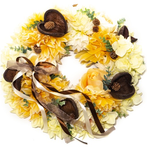 Эксклюзивный осенний венок DOOR WREATH