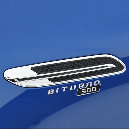 2 шт. 3d ABS Biturbo 700 800 900 логотип автомобильное крыло эмблема значок наклейка для меня