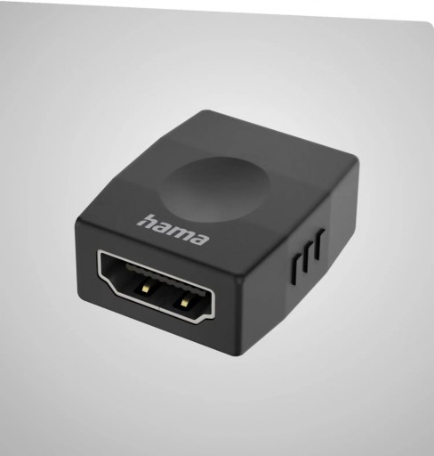 Адаптер Hama — гнездо HDMI 4K, черный x2