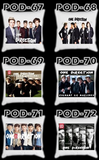 ПОДУШКА ONE DIRECTION + ПОДАРОК ​​НА ИМЕНИ ФАНАТЕЛЯ