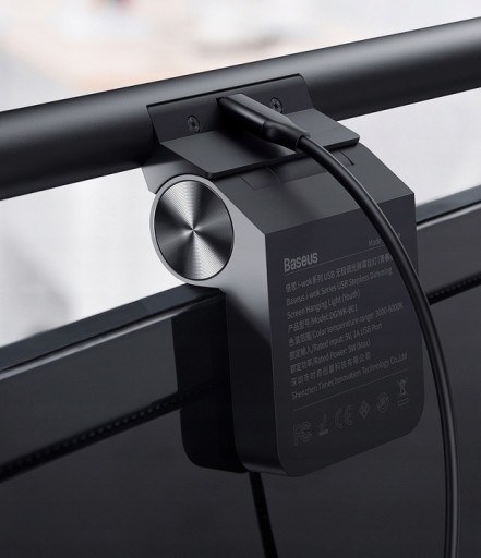 BASEUS DGIWK-B01 Lampa na monitor komputerowa nocna LED czarna