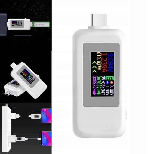 Двунаправленный USB-тестер тока типа C