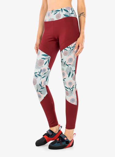 Ocun Rhea Leggings - вино С. Женские леггинсы для скалолазания